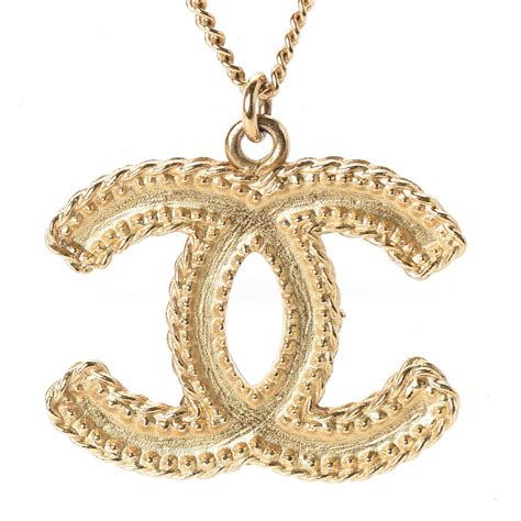 fake chanel gold chain necklace|authentic chanel necklace.